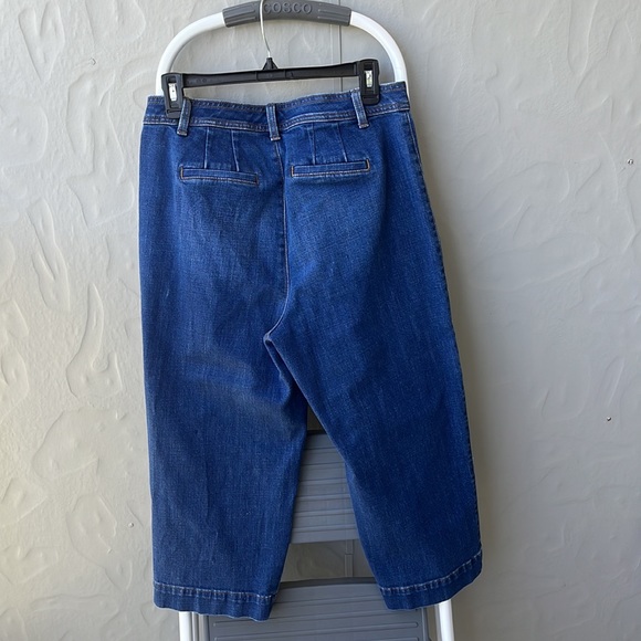 Talbots Flawless High-Waist Wide Crop 10P - Picture 3 of 7